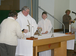 Fr Dan saying WYD Mass